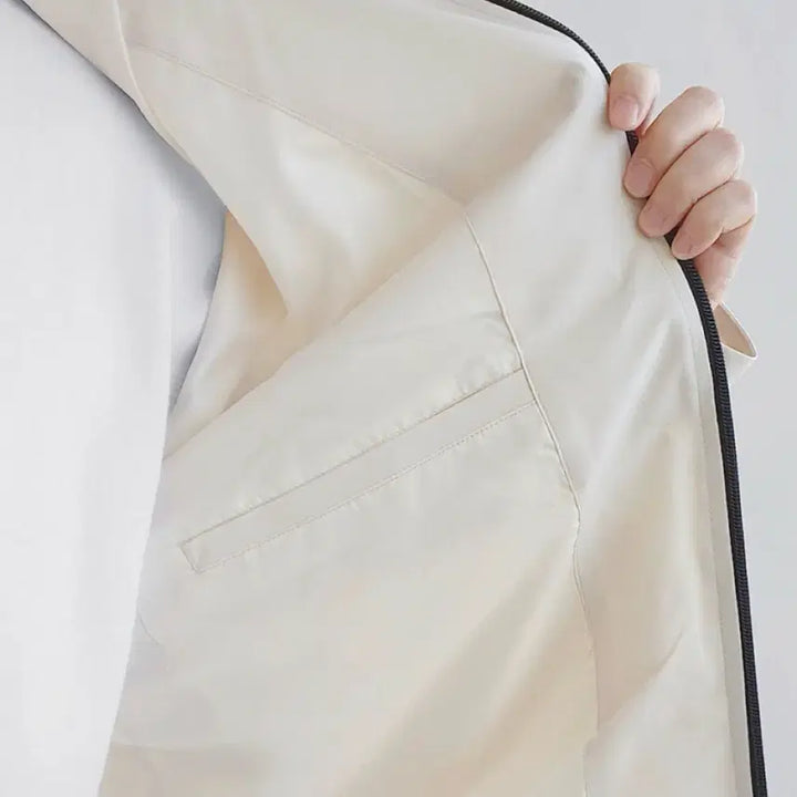 [BUNJANG] 26ss Hooded Windbreaker Jacket Cream XL, 2XL, 3XL / 26ss 후드 바람막이 점퍼 크림 2XL,3XL 사이즈 각각 판매합니다.