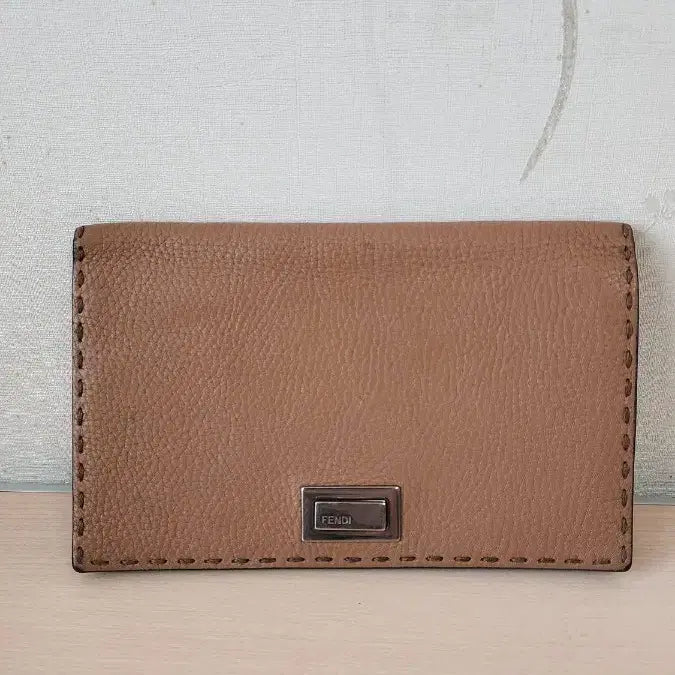 [BUNJANG] Fendi Selleria Leather Clutch Wallet / 펜디 셀러리아 장지갑 미니 클러치