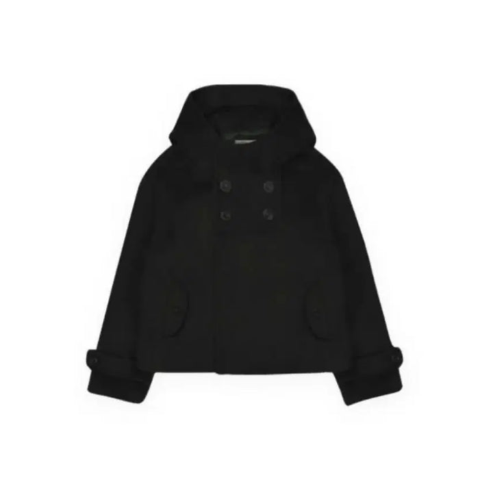 [BUNJANG] Opish Quad Button Short Coat / 오피쉬 QUAD 버튼 숏 COAT, BLACK 숏코트 코트