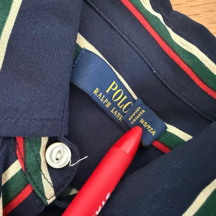 [BUNJANG] Polo Ralph Lauren Belted Striped Dress / 폴로랄프로렌 벨티드 원피스 165/92a 66사이즈