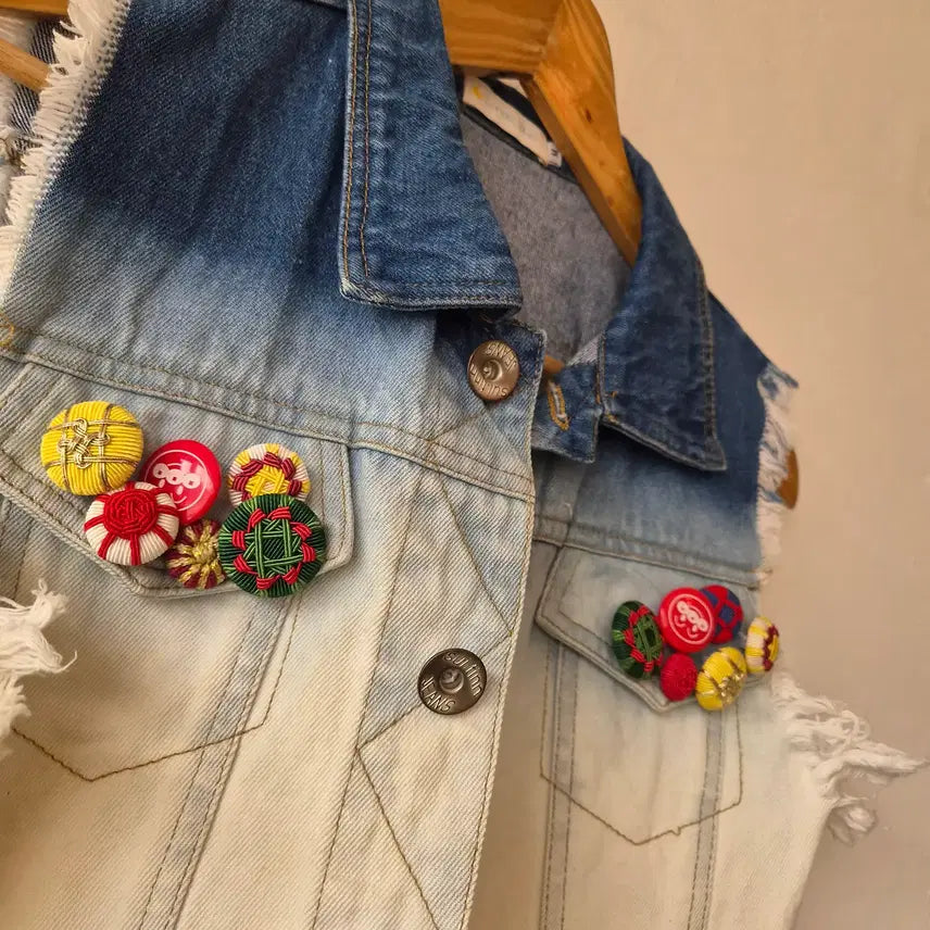 [BUNJANG] Lunatic Blue Denim Vest - M Size / 일본수입 Lunatic blue여성 데님조끼 M사이즈