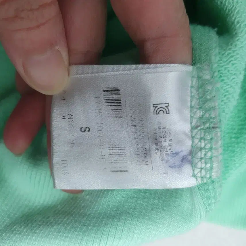 [BUNJANG] Lucky Chouette Owl Mint Green Sweatshirt / 럭키슈에뜨 맨투맨 부엉이 민트 그린 s