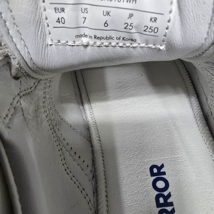 [BUNJANG] ADER ERROR Log Baus Off White Sneakers / 아더에러 로그 바우스 오프 화이트 250mm