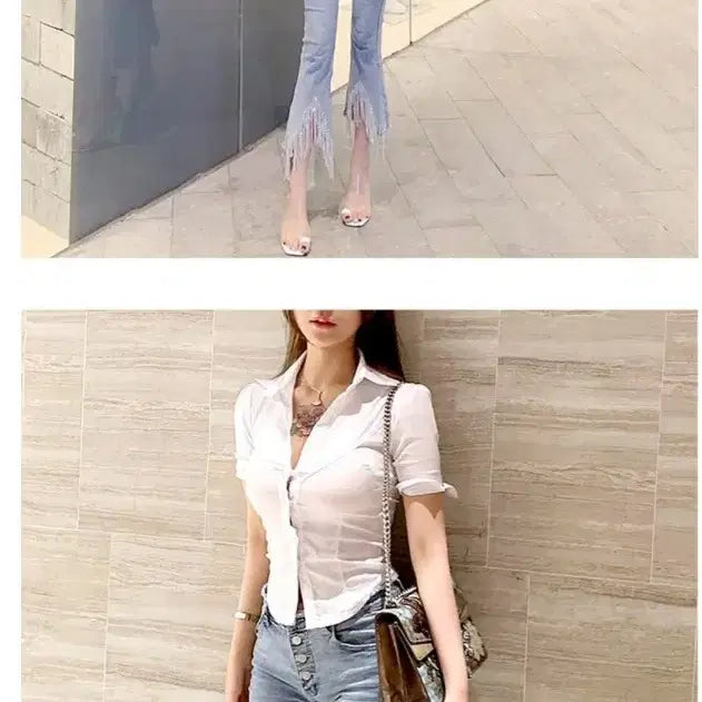 [SOLD OUT] 화이트 셔츠 블라우스