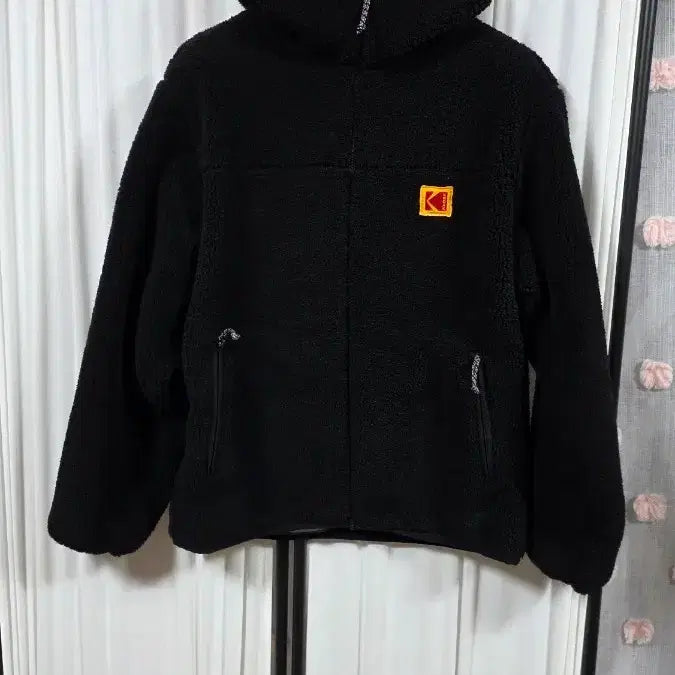 [BUNJANG] Kodak Fleece Hooded Zip-up Jacket (Size 100) / 코닥뽀글이플리스후드집업(100)