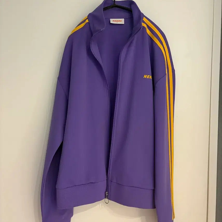 [BUNJANG] Nerdy Purple Track Jacket / 널디 퍼플 트랙 자켓 삼선