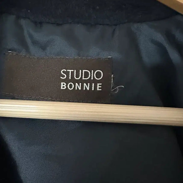 [BUNJANG] STUDIO BONNIE Black Double Llama Wool Coat / STUDIO BONNIE 블랙 더블 라마 울 코트 95