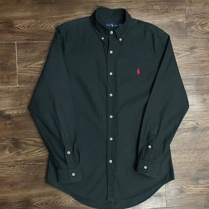 [BUNJANG] Polo Ralph Lauren Black Custom Slim Fit Shirt / 폴로 랄프로렌 블랙 커스텀 슬림핏 셔츠