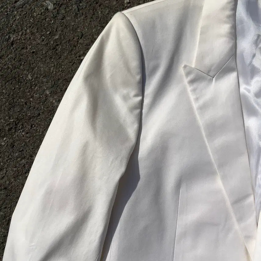 [BUNJANG] Dior Homme 06SS Hedi Slimane White Blazer Jacket / 디올옴므 06SS 에디 시절 피크드 라펠 화이트 블레이저