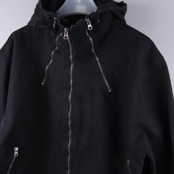 [BUNJANG] Vintage Denim Hooded Work Jacket (F) / 빈티지 데님 후드 워크 자켓 (F)