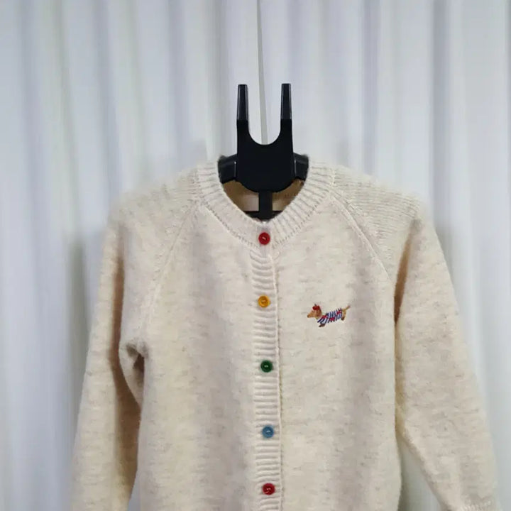 [BUNJANG] BNX Rainbow Button Cardigan / 24년 BNX 여성 가디건 무지개단추 FREE 오일장