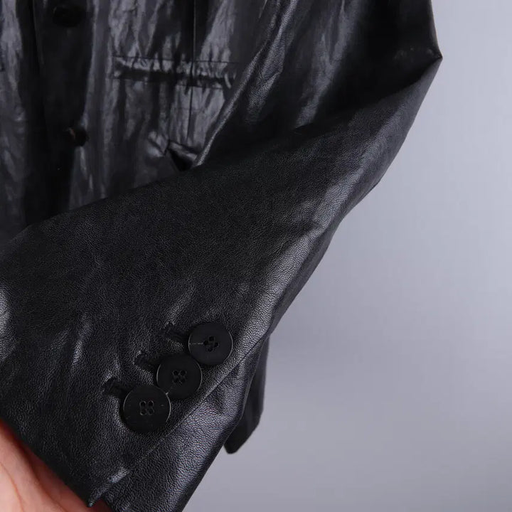 [BUNJANG] 르마드 Hourglass Leather Jacket Black / 르마드 아워글래스 레더 자켓 블랙 (3)