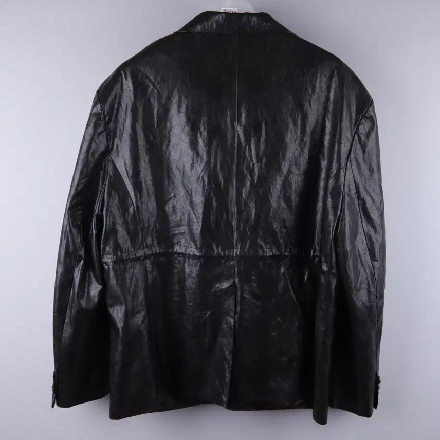 [BUNJANG] 르마드 Hourglass Leather Jacket Black / 르마드 아워글래스 레더 자켓 블랙 (3)