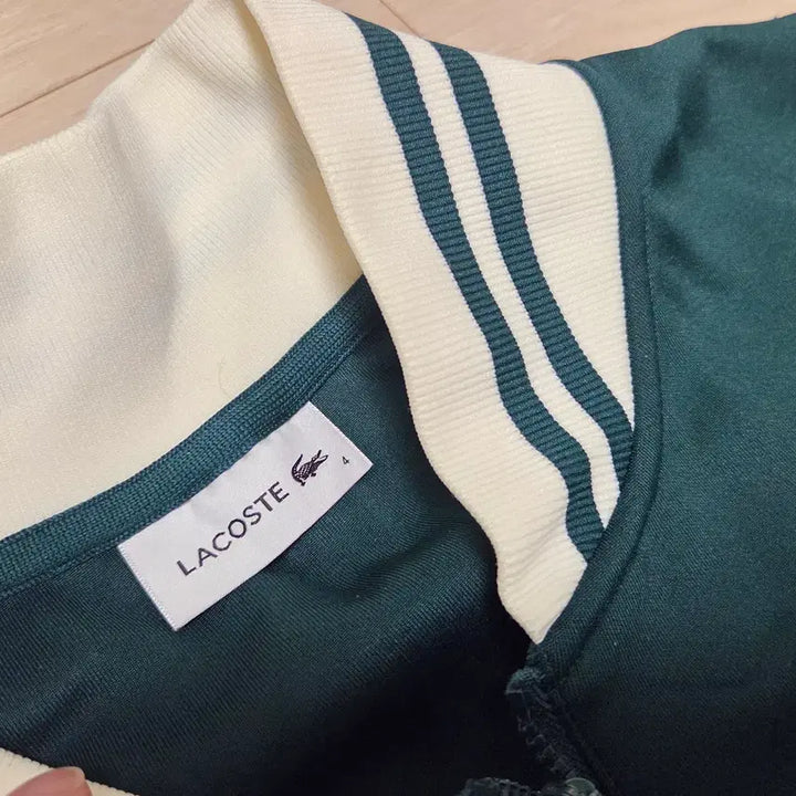 [BUNJANG] Lacoste Heritage Anorak Half-Zip Sweatshirt / 라코스테 헤리티지 아노락 반집업 스웻 셔츠