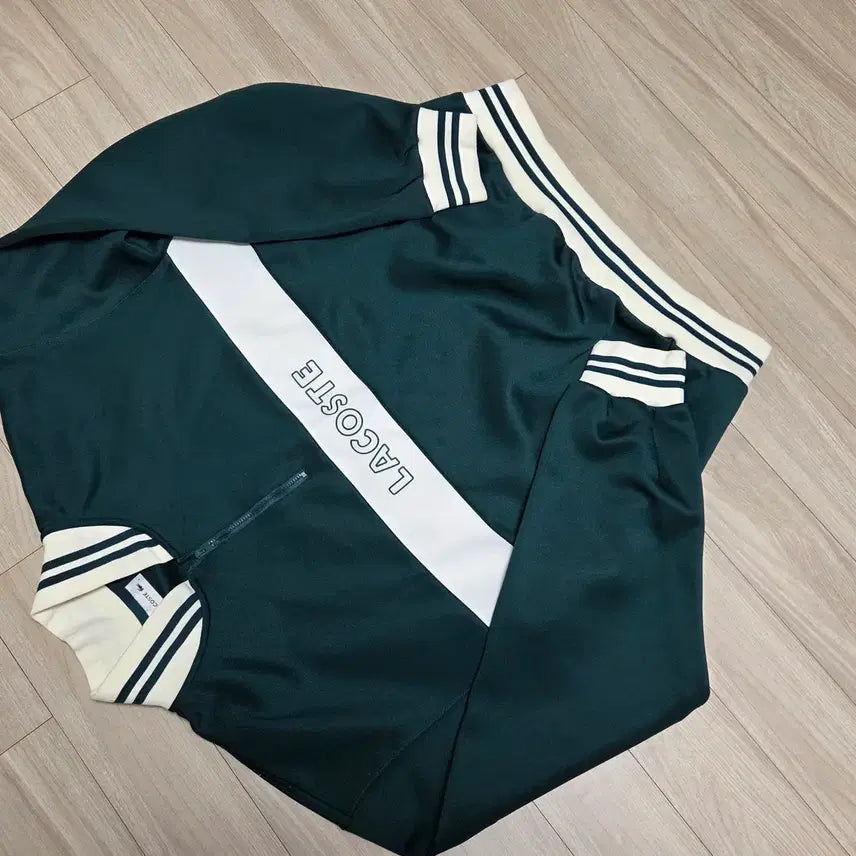 [BUNJANG] Lacoste Heritage Anorak Half-Zip Sweatshirt / 라코스테 헤리티지 아노락 반집업 스웻 셔츠