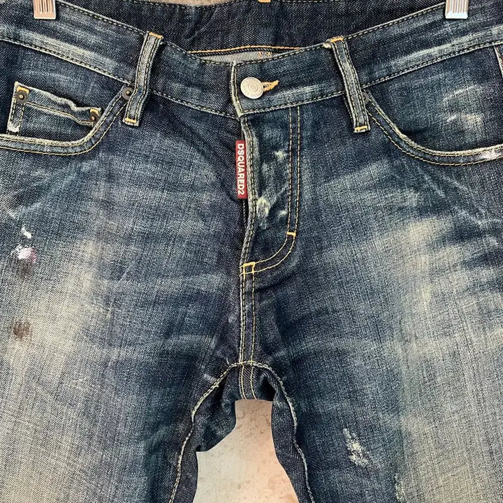 [BUNJANG] Dsquared2 Denim Jeans / 디스퀘어드2 데미지 워싱 청바지 44 정품