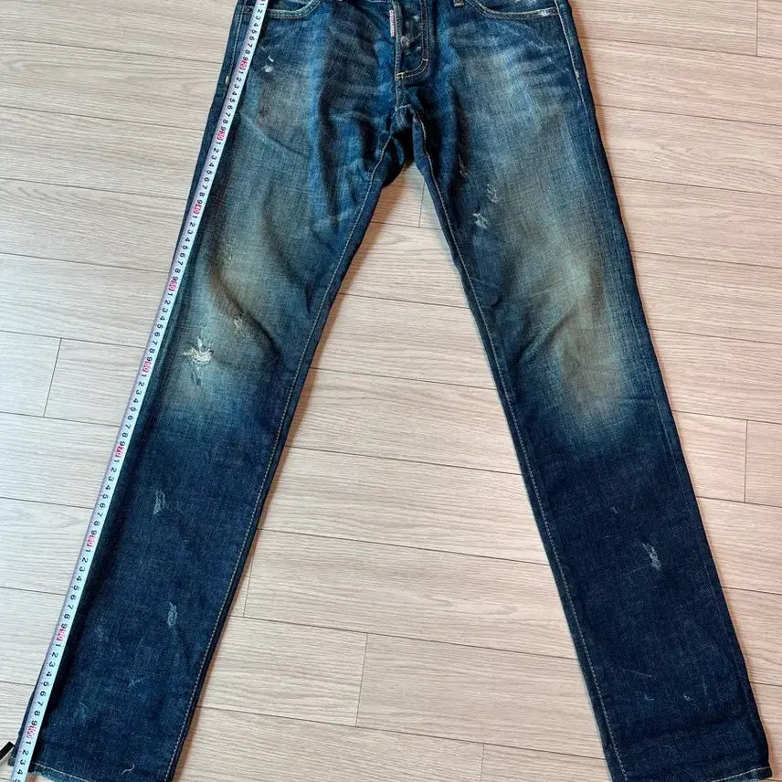 [BUNJANG] Dsquared2 Denim Jeans / 디스퀘어드2 데미지 워싱 청바지 44 정품
