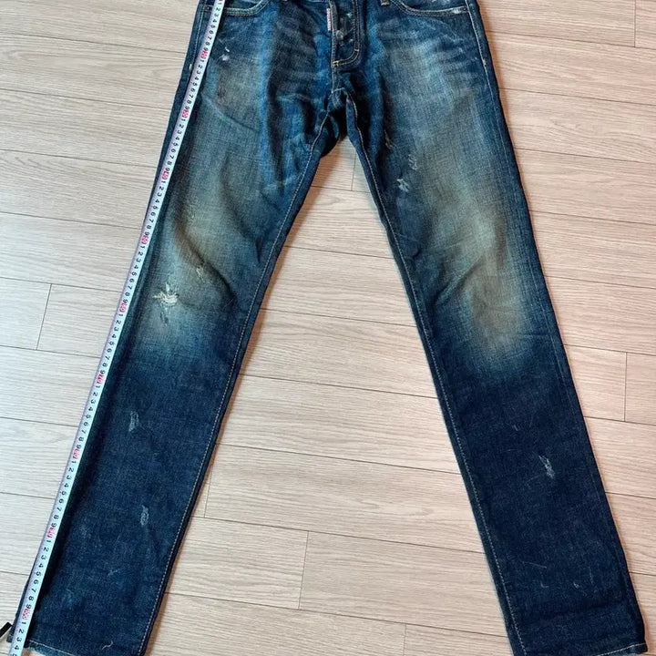 [BUNJANG] Dsquared2 Denim Jeans / 디스퀘어드2 데미지 워싱 청바지 44 정품