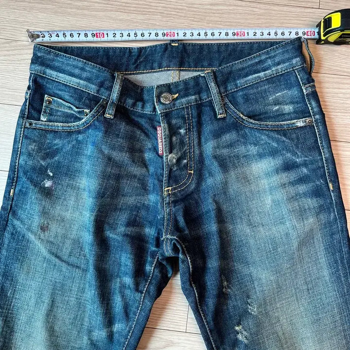 [BUNJANG] Dsquared2 Denim Jeans / 디스퀘어드2 데미지 워싱 청바지 44 정품