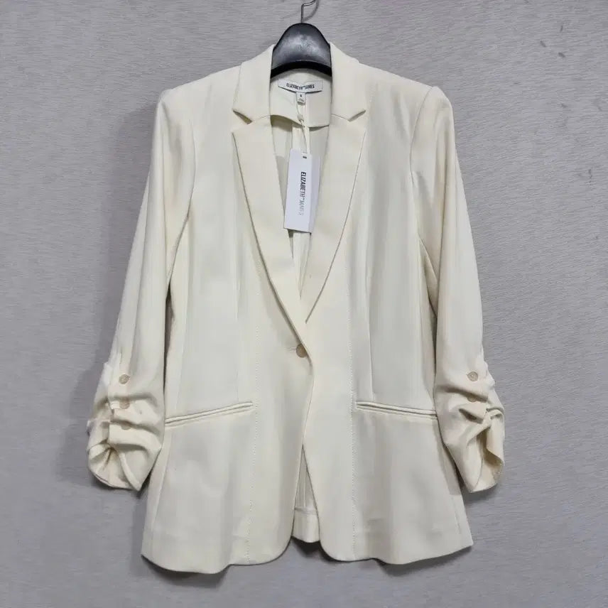 [BUNJANG] Elie Tahari Spring/Autumn White Jacket / ㅡ새상품 엘리베스앤제임스 봄가을 자켓 여44-슬림55 ㅡ0605