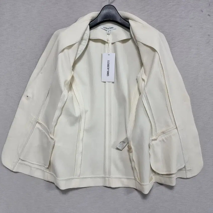 [BUNJANG] Elie Tahari Spring/Autumn White Jacket / ㅡ새상품 엘리베스앤제임스 봄가을 자켓 여44-슬림55 ㅡ0605