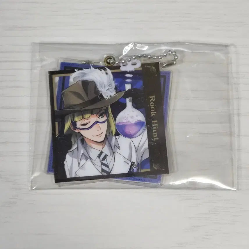 [BUNJANG] Twisted Wonderland Rook Hunt Lab Uniform Keychain / 트위스테 루크 실험복 키링