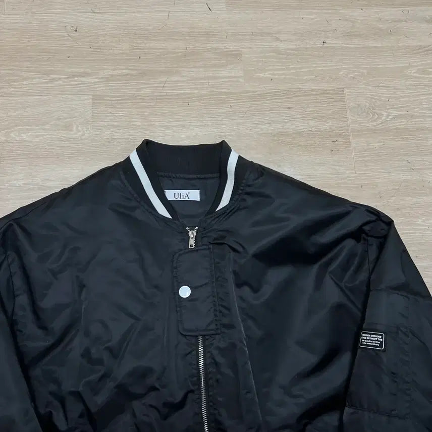 [BUNJANG] UliA MA-1 Bomber Jacket - Black XL / UliA 유리아 MA-1 항공점퍼 봄버자켓 [블랙] XL/105