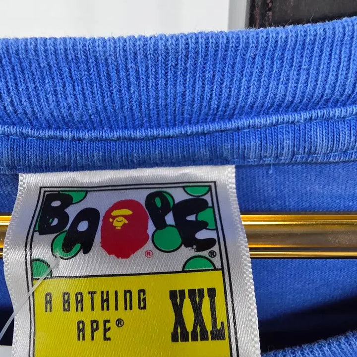 [SOLD OUT] A Bathing Ape 반팔 티셔츠 XXL 파란색