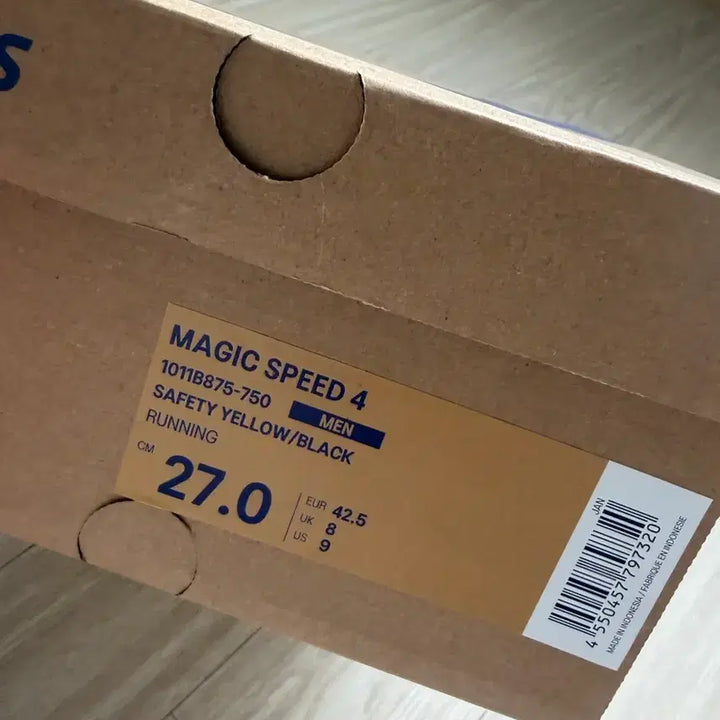 [BUNJANG] Asics Magic Speed 4 Running Shoes / 아식스 매직스피드4 270 일본 정품 런닝화