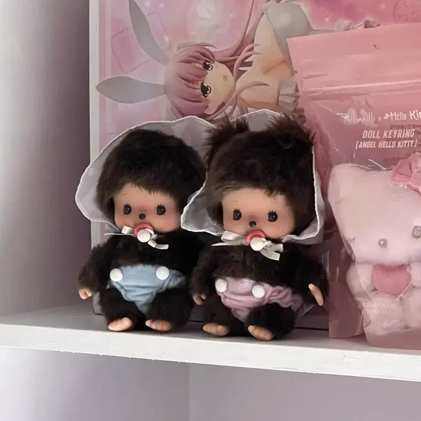 [BUNJANG] Monchhichi Bebechichi S Plush Doll / 몬치치 베비치치 s인형
