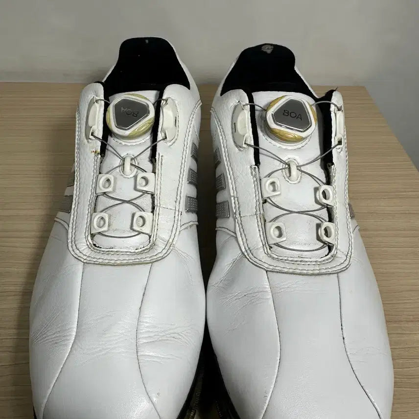 [BUNJANG] Adidas Golf BOA System Golf Shoes (White) - 265mm / 아디다스 골프화 흰색 BOA 시스템  265 /사진참고