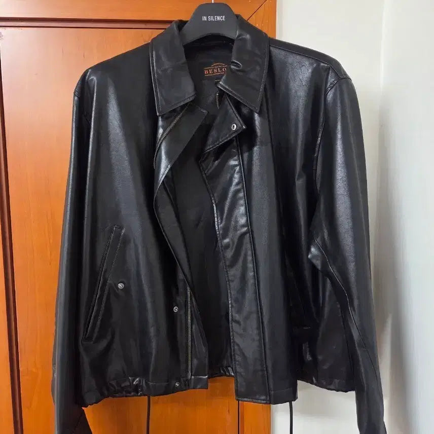 [BUNJANG] Beslow MK3 Leather Jacket Black / 비슬로우 mk3 가죽 자켓 블랙