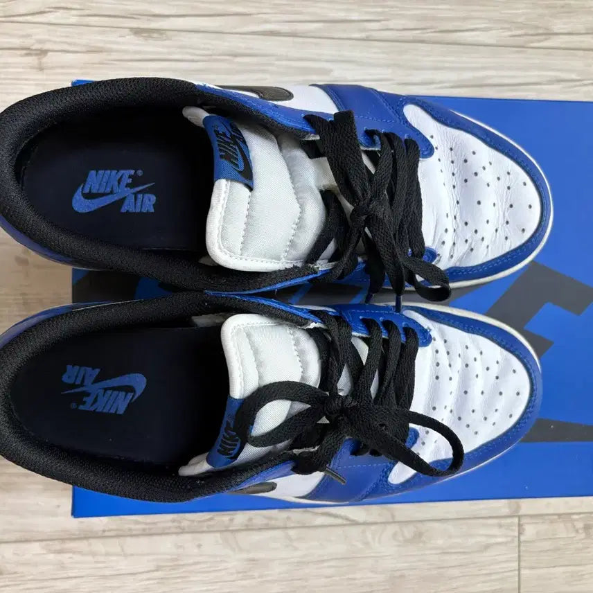[BUNJANG] Nike Jordan 1 Low Royal Blue Sneakers / 조던 1 로우 로얄블루 280