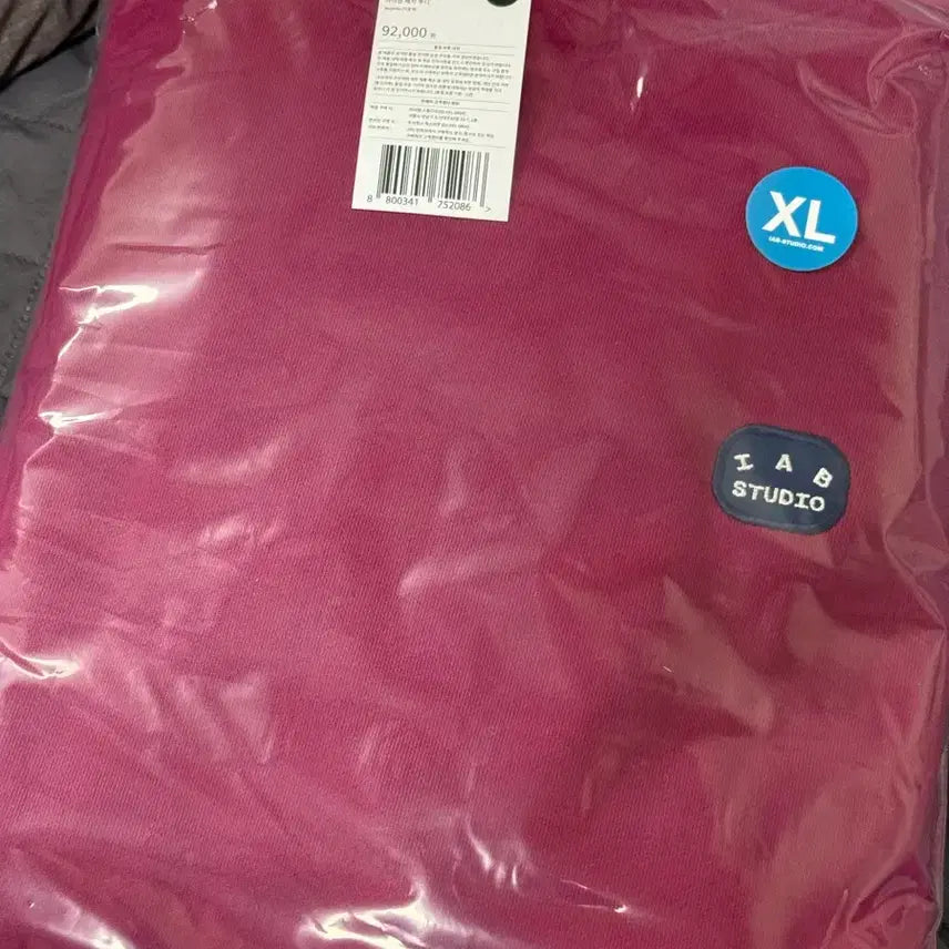 [SOLD OUT] 아이앱 스튜디오 패치 후드 XL 마젠타