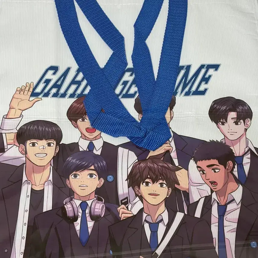 [BUNJANG] Gabage Time Pop-up Tarpaulin Bag and Sticker / 가비지타임 팝업 타포린백 스티커
