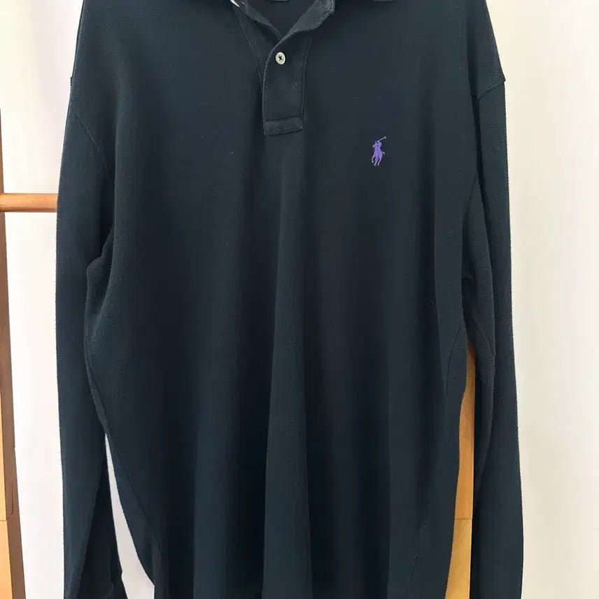 [BUNJANG] Polo Ralph Lauren Long Sleeve Polo Shirt / 폴로 랄프로렌 긴팔 카라티 진네이비 (사이즈M)
