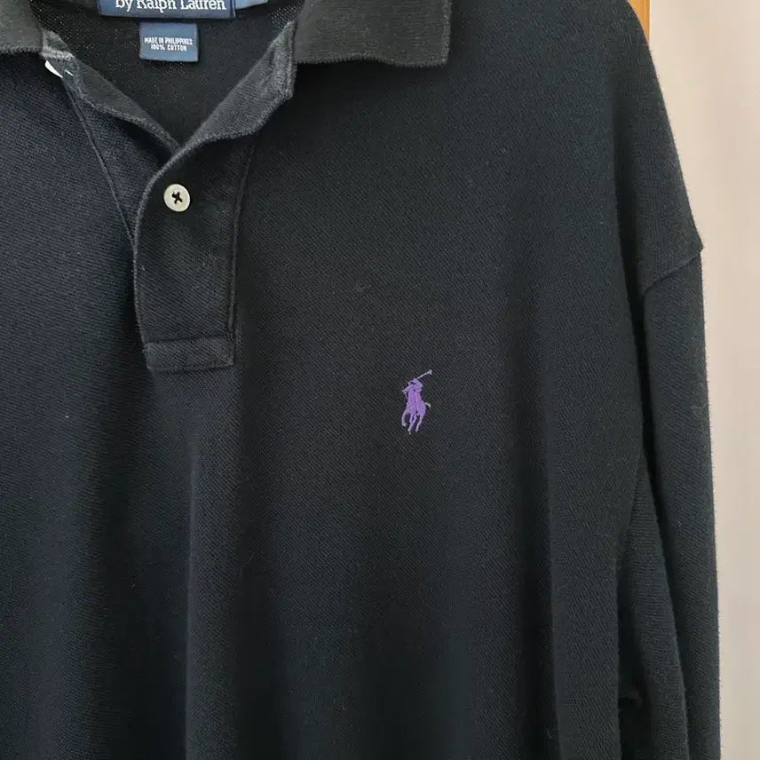 [BUNJANG] Polo Ralph Lauren Long Sleeve Polo Shirt / 폴로 랄프로렌 긴팔 카라티 진네이비 (사이즈M)