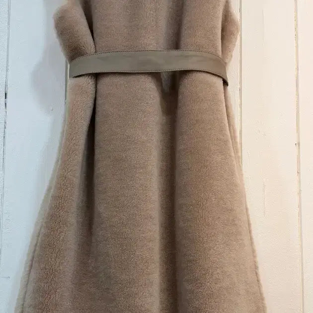 [BUNJANG] Ivory Wool Vest / 아이보리 퍼 베스트 조끼 양모100