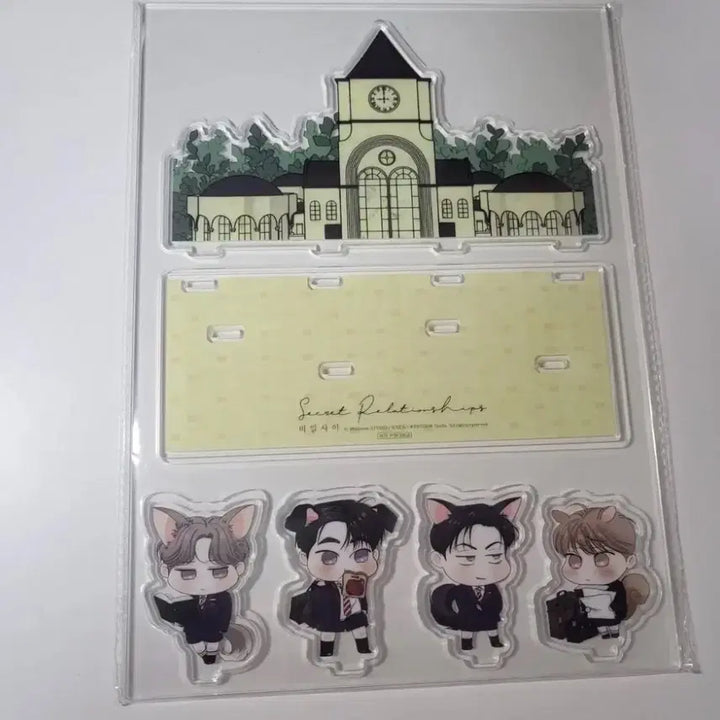 [BUNJANG] Secret Relationship Webtoon Acrylic Stand / 웹툰 비밀사이 오디오북 패브릭 포스터 아크릴 스탠드 굿즈 새상품