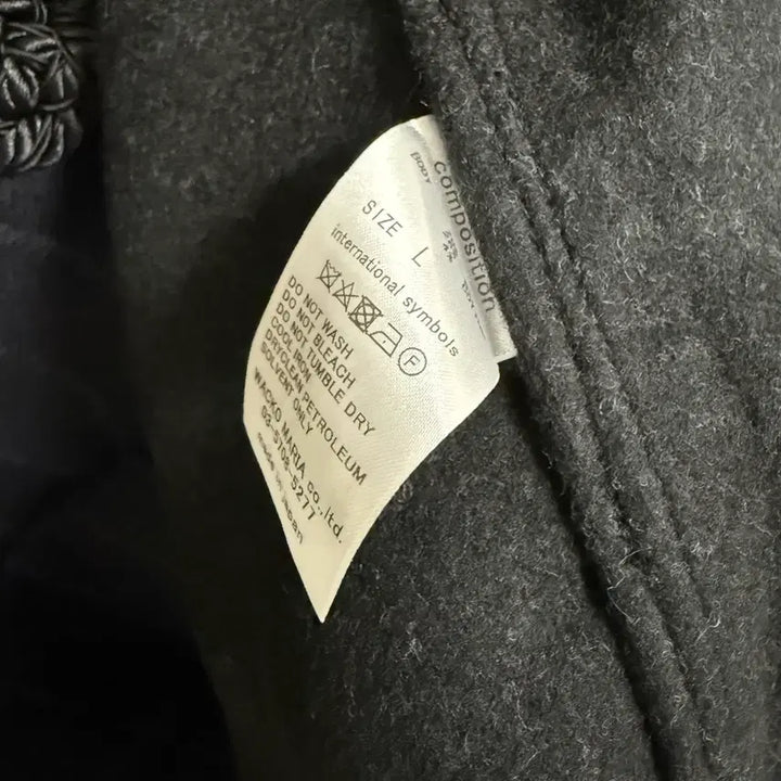 [BUNJANG] Wacko Maria Wool Stripe Smoking Jacket / 와코마리아 울 스트라이프 스모킹 자켓
