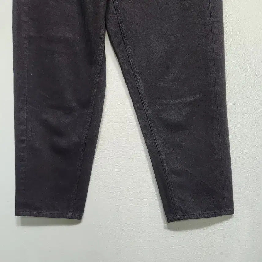 [BUNJANG] Theory Black Cotton Pants / 띠어리 배기핏 블랙면바지