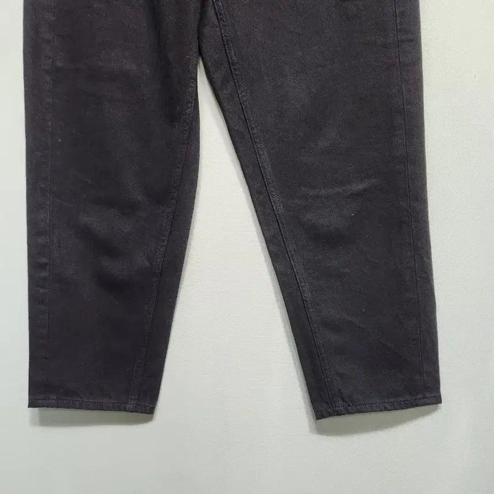 [BUNJANG] Theory Black Cotton Pants / 띠어리 배기핏 블랙면바지