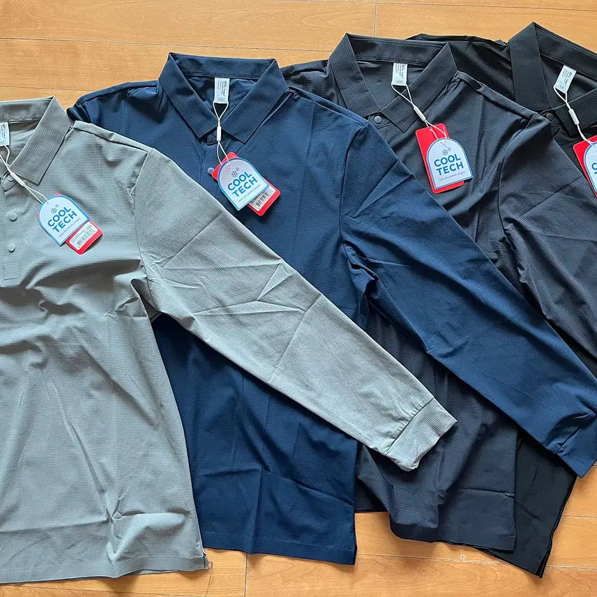 [BUNJANG] Seamless Tech Collar T-Shirt / <봄신상품> 심리스테크 카라티 (고신축성)