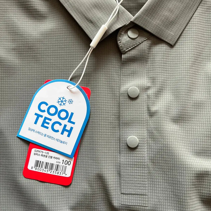 [BUNJANG] Seamless Tech Collar T-Shirt / <봄신상품> 심리스테크 카라티 (고신축성)