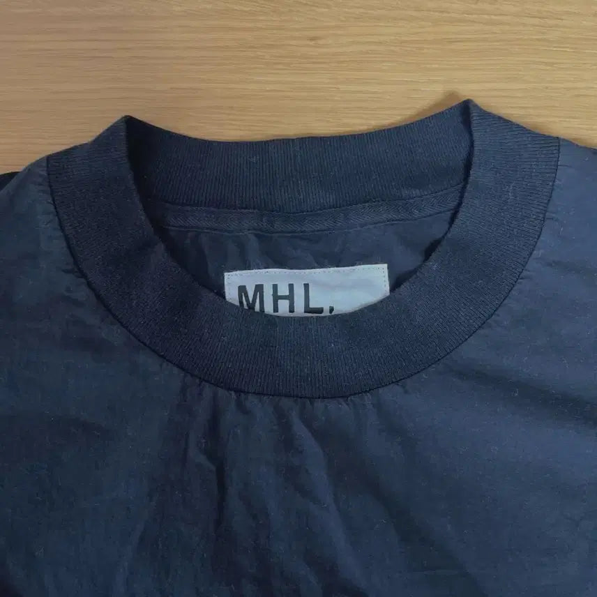 [SOLD OUT] MHL / 오버사이즈 코튼 저지 티셔츠 블랙 / M