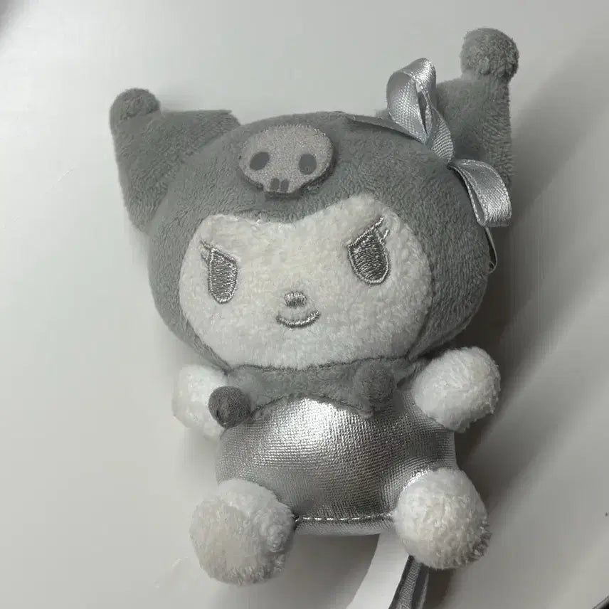 [BUNJANG] Sanrio Kuromi Silver Doll Keyring / 산리오 쿠로미 실버 인형 키링 양도 판매