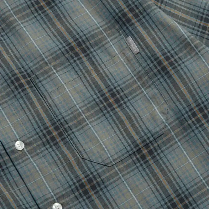 [BUNJANG] Espionage Checkered Shirt Vintage Blue L Size / (새상품) 에스피오나지 체크셔츠 빈티지 블루 L사이즈