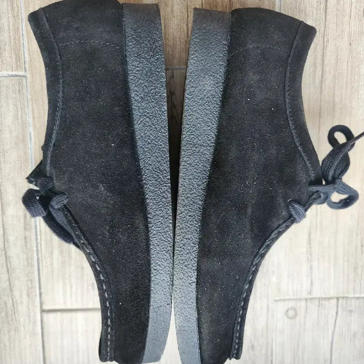 [BUNJANG] GU Real Leather Moccasin (Black) / GU 리얼레더 모카신 블랙 (270)