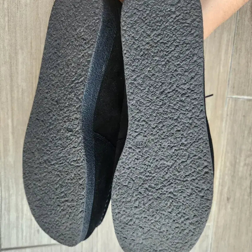 [BUNJANG] GU Real Leather Moccasin (Black) / GU 리얼레더 모카신 블랙 (270)