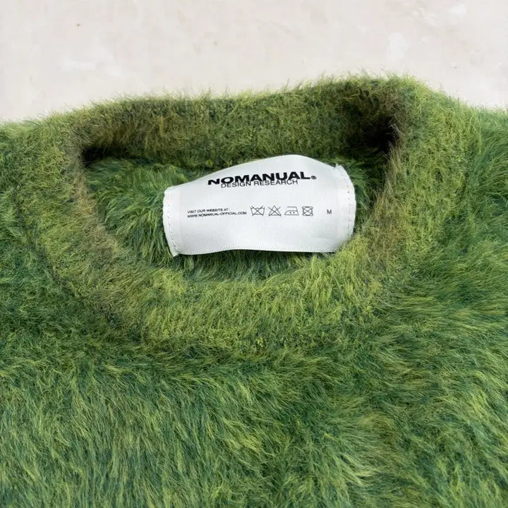 [BUNJANG] NoManual Cropped Hairy Knit Sweater / [M] 노매뉴얼 크롭 헤어리 니트